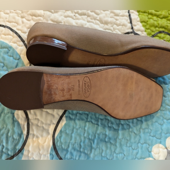 CIRCA Joan & David Women's Fabric Ballet Open Toe Slip On Shoes Flats - Picture 7 of 10